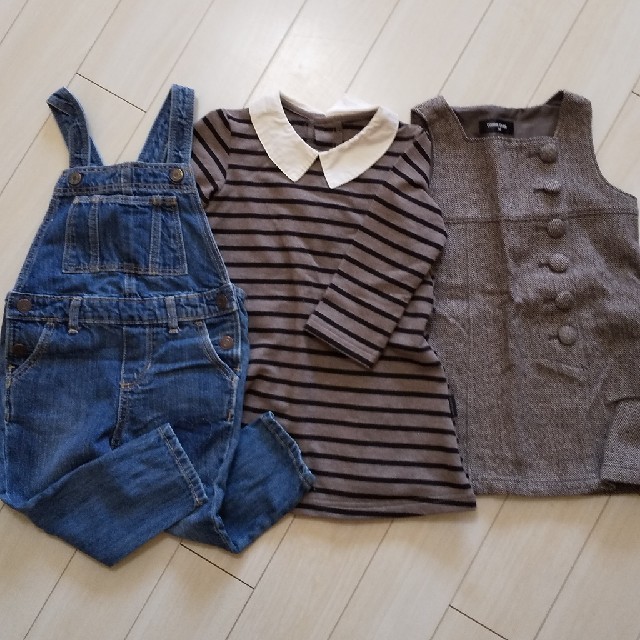 GAP(ギャップ)の90サイズ☆秋冬物7点セットGAPなど キッズ/ベビー/マタニティのキッズ服女の子用(90cm~)(ワンピース)の商品写真