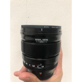 フジフイルム(富士フイルム)の富士フィルム XF16mm F1.4 レンズフィルター付き(レンズ(単焦点))