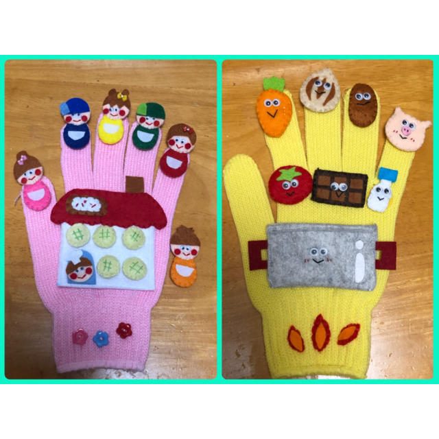 手袋シアター キッズ/ベビー/マタニティのおもちゃ(知育玩具)の商品写真