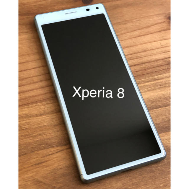 【SIMフリー】Xperia8　ブルー