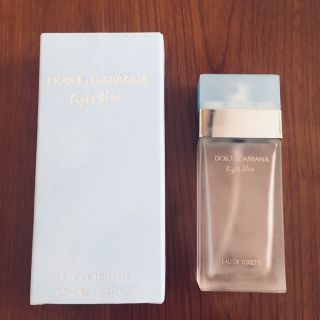 ドルチェアンドガッバーナ(DOLCE&GABBANA)の【空き箱、空き瓶】ドルチェ&ガッバーナ ライトブルー 25ml(香水(男性用))