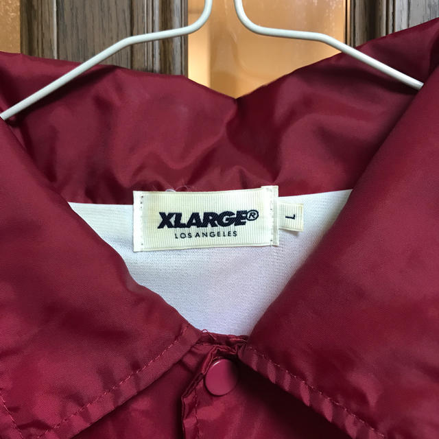 XLARGE(エクストララージ)の【XLARGE】コーチジャケット　ボルドー　冬アウター メンズのジャケット/アウター(ナイロンジャケット)の商品写真