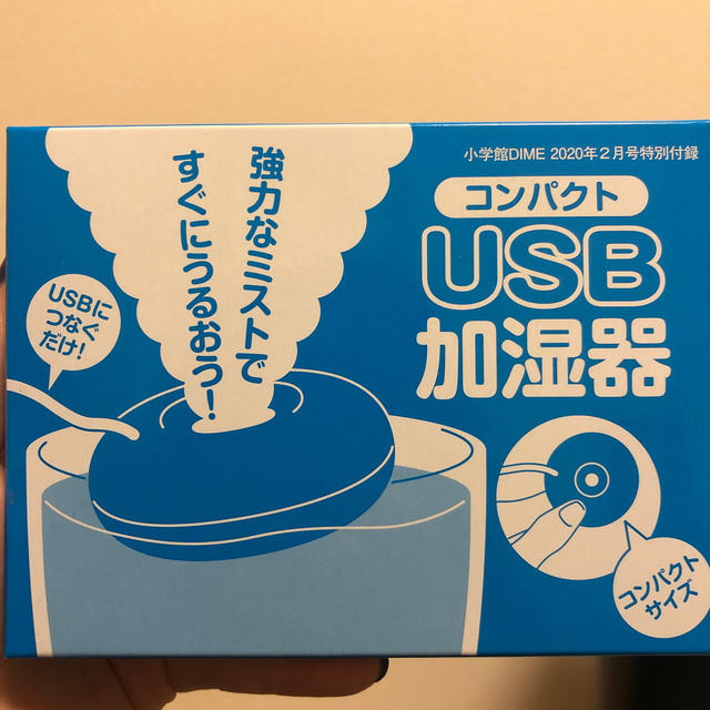 コンパクトUSB加湿器 スマホ/家電/カメラの生活家電(加湿器/除湿機)の商品写真