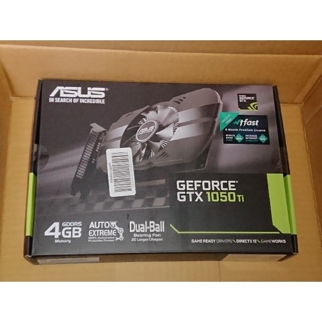 ASUS NVIDIA GeForce GTX1050Ti