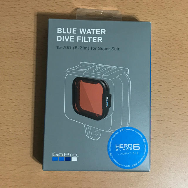 GoPro(ゴープロ)のGoPro Blue water dive filter スマホ/家電/カメラのカメラ(フィルター)の商品写真