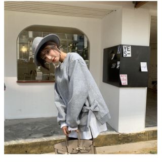 ザラ(ZARA)のbirthdaybash トレーナー スウェット リボン トップス(トレーナー/スウェット)