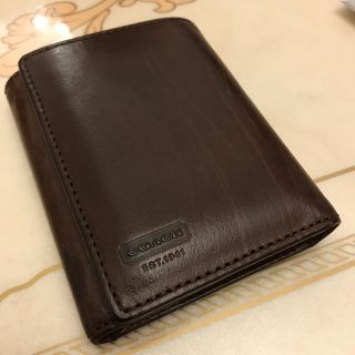 コーチ(COACH)のコーチ　COACH メンズ　シンプル三つ折り財布(折り財布)