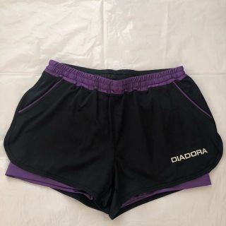 ディアドラ(DIADORA)のテニス・バドミントンウェア ショートパンツ／インナースパッツ付／レディース(ウェア)