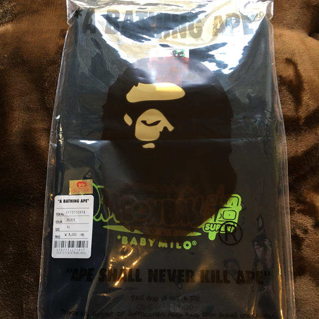 A BATHING APE(アベイシングエイプ)のBAPE DRAGON BALL ベイプ ドラゴンボールコラボTシャツ XL 黒 メンズのトップス(Tシャツ/カットソー(半袖/袖なし))の商品写真