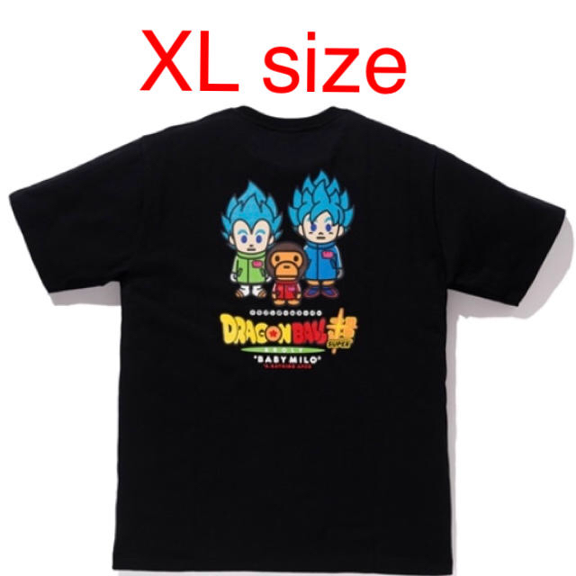 A BATHING APE(アベイシングエイプ)のBAPE DRAGON BALL ベイプ ドラゴンボールコラボTシャツ XL 黒 メンズのトップス(Tシャツ/カットソー(半袖/袖なし))の商品写真