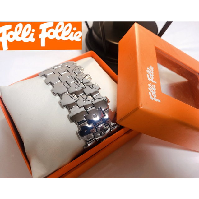 Folli Follie(フォリフォリ)の【新品･未使用】Folli Follie ダイヤ付ブレスレット レディースのアクセサリー(ブレスレット/バングル)の商品写真