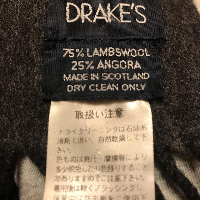 DRAKES(ドレイクス)のドレイクスマフラー メンズのファッション小物(マフラー)の商品写真