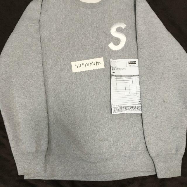 supreme s logo crewneck目立った傷や汚れなし購入場所