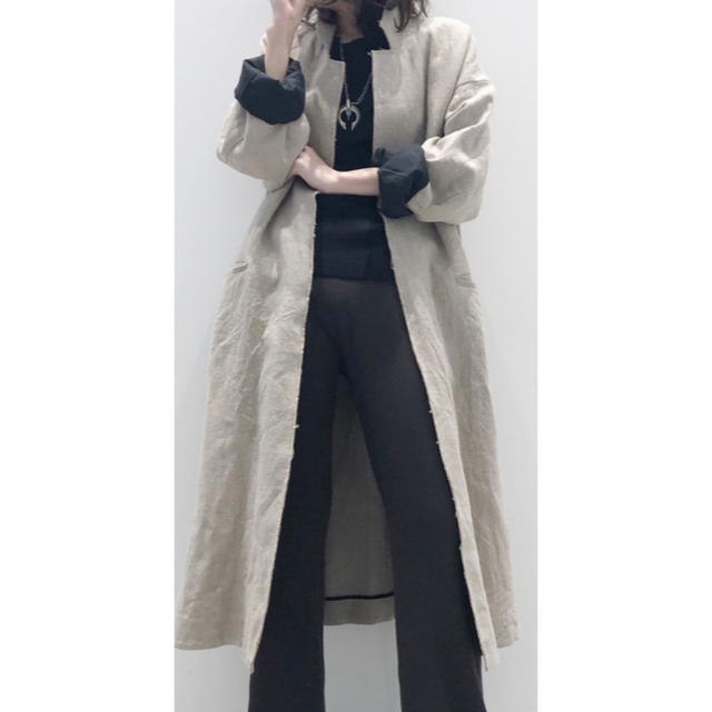 ロングコートL'Appartement LINEN COAT