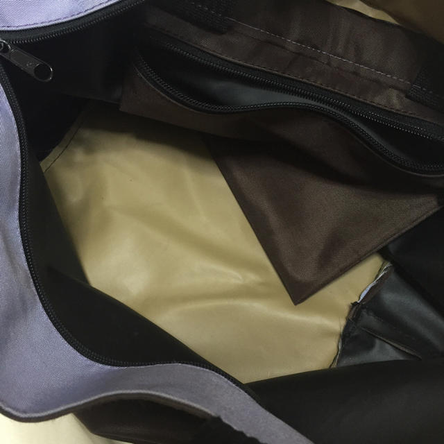 Herve Chapelier(エルベシャプリエ)のエルベシャプリエ ラベンダー×ココア レディースのバッグ(トートバッグ)の商品写真