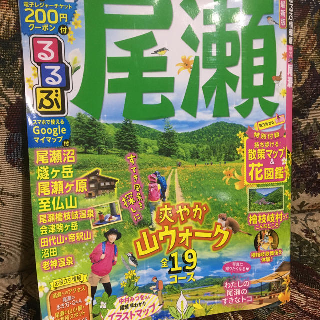 るるぶ尾瀬 2019年3月初版発行分 エンタメ/ホビーの本(地図/旅行ガイド)の商品写真