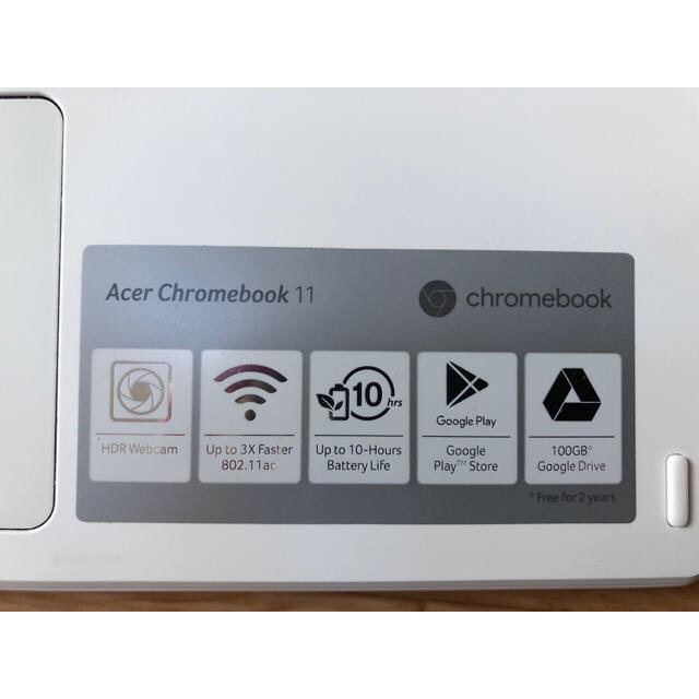 Acer(エイサー)のAcer クロームブック スマホ/家電/カメラのPC/タブレット(ノートPC)の商品写真