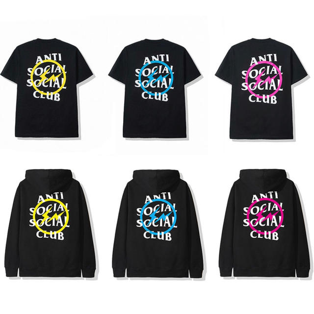 Anti social social club×fragment  Tee