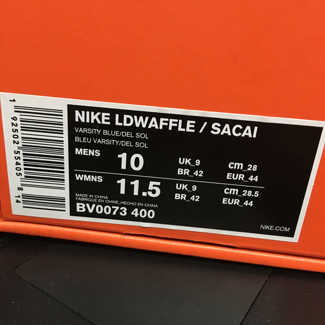 NIKE(ナイキ)の28cm NIKE SACAI LDWAFFL BV0073-400 ワッフル メンズの靴/シューズ(スニーカー)の商品写真