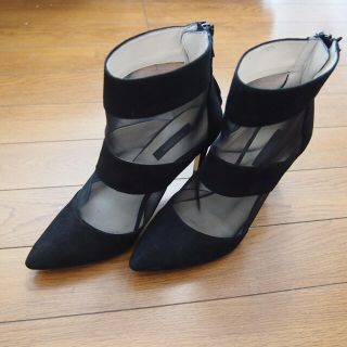 ザラ(ZARA)のZARA ザラ ショートブーツ スエード(ブーツ)