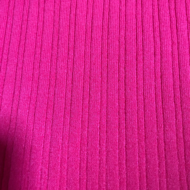 PLST(プラステ)の人気PLSTツーウェイリブニットマジェンタピンク美品最終値下 レディースのトップス(ニット/セーター)の商品写真