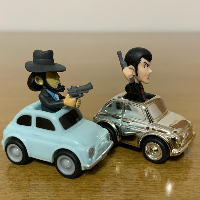 ルパン三世 ミニカー チョロQ 次元大介 銭形警部 FIAT 500の通販 ルパン三世 ミニカー チョロQ 次元大介 銭形警部 FIAT 500の通販