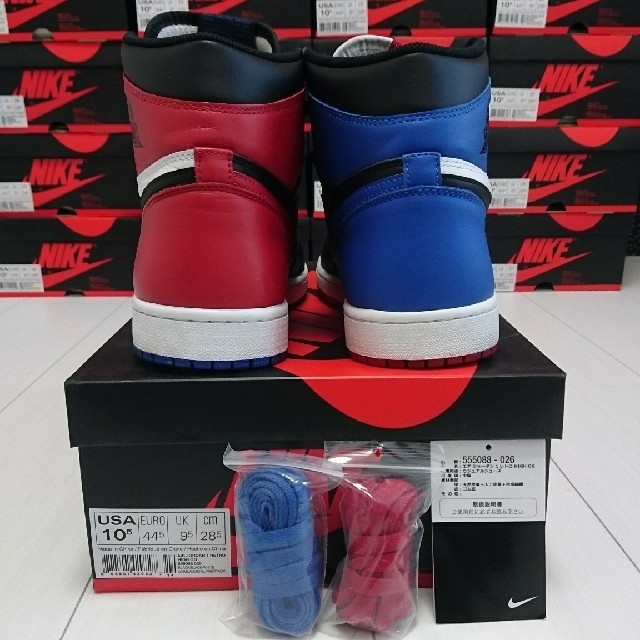 NIKE - 美USED 黒タグ 28.5㎝ JORDAN 1 TOP3 ジョーダン トップ3の通販 ...