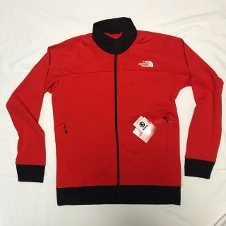 ザノースフェイス(THE NORTH FACE)のノースフェイス　エニタイム　ジャージー　ジャケット　ファイアリーレッド　Lサイズ(ジャージ)