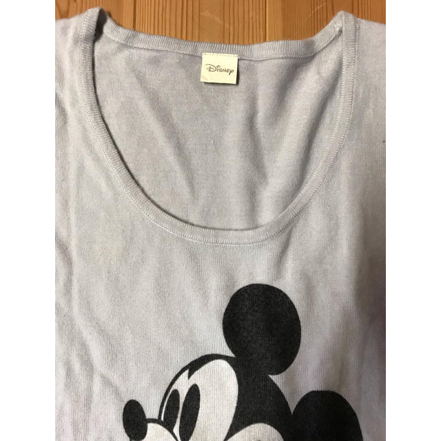 Disney(ディズニー)のディズニー　ミッキー半袖ニット レディースのトップス(ニット/セーター)の商品写真