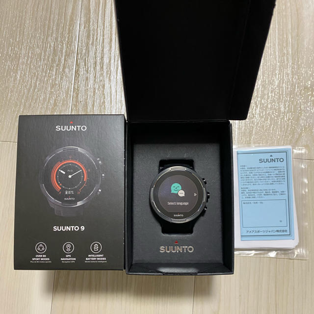 SUUNTO(スント)の新品未使用SUUNTO 9 BARO -BLACK メンズの時計(腕時計(デジタル))の商品写真