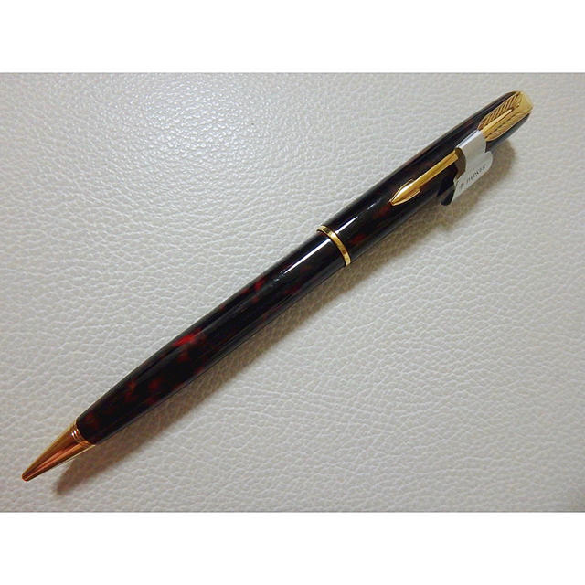 PARKER パーカー　SONET ソネット　赤茶　マーブル　シャーペン　No2