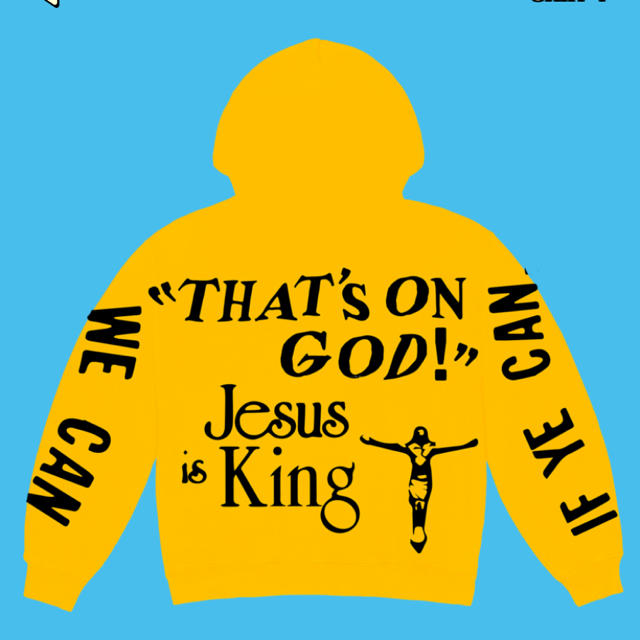 Supreme(シュプリーム)の【新品】KANYE WEST×CPFM JESUS IS KING フーディ メンズのトップス(パーカー)の商品写真