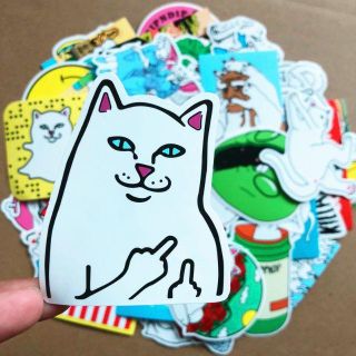 猫 ねこシール いたずらニャンコちゃんシール ５０枚セット♪ 004(猫)