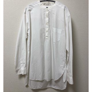 ユニクロ(UNIQLO)のユニクロ ノーカラーシャツ(シャツ/ブラウス(長袖/七分))