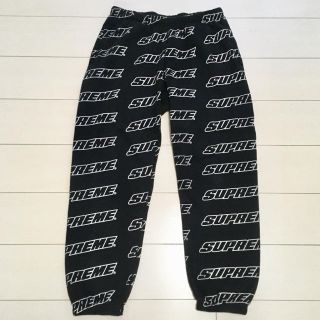 シュプリーム(Supreme)の正規品 supreme repeat sweatpant Sサイズ ブラック(その他)