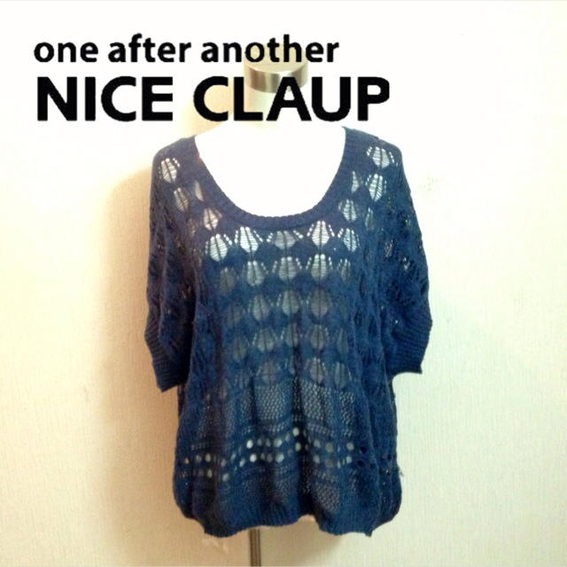 NICE CLAUP(ナイスクラップ)のNICE CLAUP＊サマーニット レディースのトップス(ニット/セーター)の商品写真