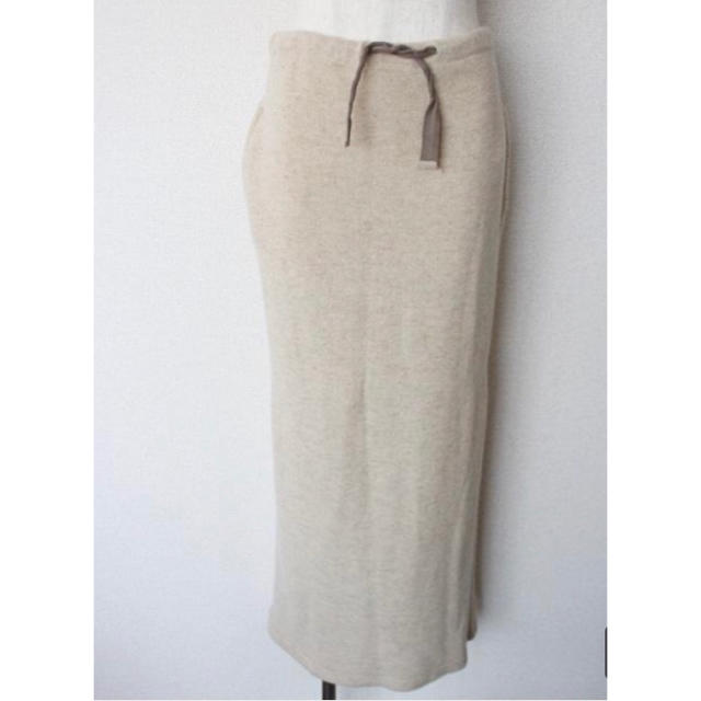 DEUXIEME CLASSE(ドゥーズィエムクラス)のWhim Gazette ウィムガゼット アンゴラ混ロングスカート レディースのスカート(ロングスカート)の商品写真