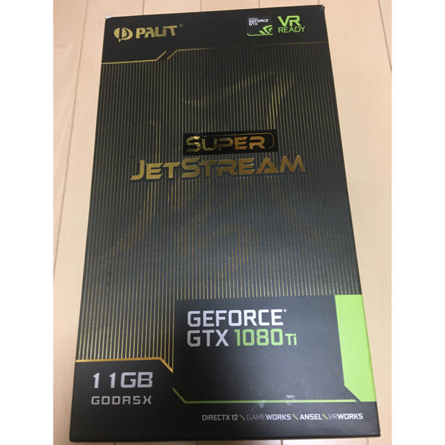 PILOT(パイロット)のPALIT GEFORCE GTX 1080ti jetstream 11gb スマホ/家電/カメラのPC/タブレット(PCパーツ)の商品写真