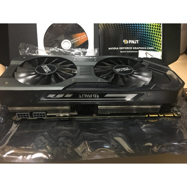 PILOT(パイロット)のPALIT GEFORCE GTX 1080ti jetstream 11gb スマホ/家電/カメラのPC/タブレット(PCパーツ)の商品写真