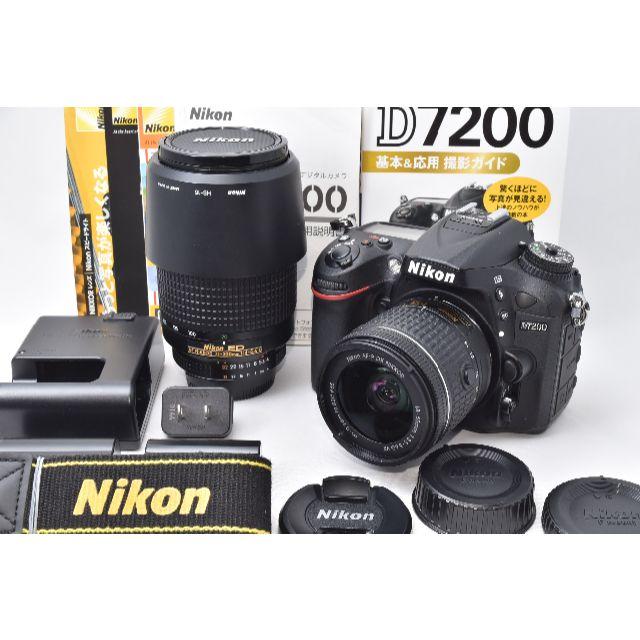 ★美品★ Nikon D7200 ダブルレンズセットデジタル一眼