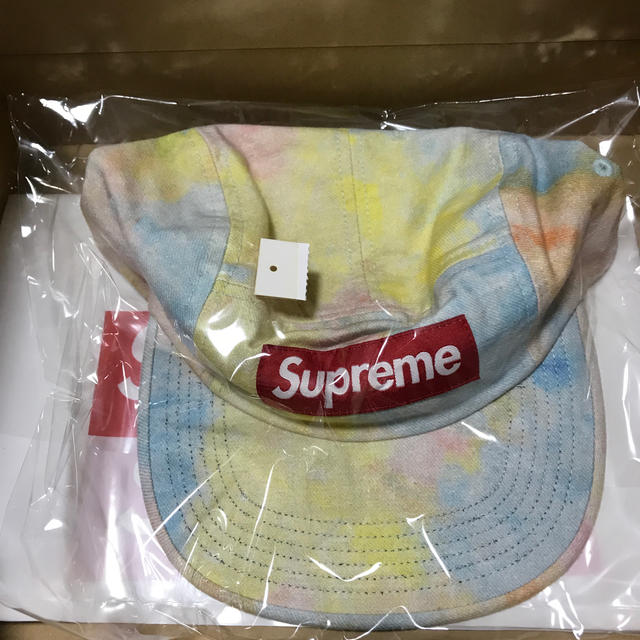 定価以下　supreme  multicolor denim camp cap