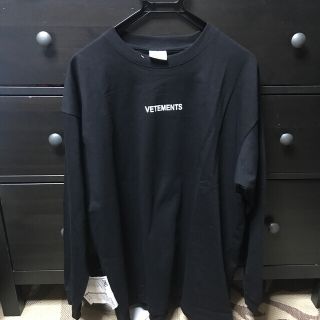 vetements ヴェトモン  ロゴ ロング スリーブ Sサイズ ブラック