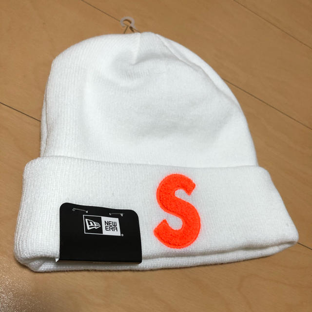 supreme New Era S Logo Beanie ビーニー 白