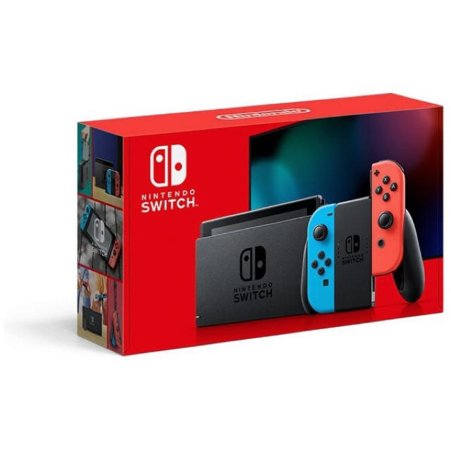 2個　Nintendo Switch JOY-CON(L) ネオンブルー/(R)