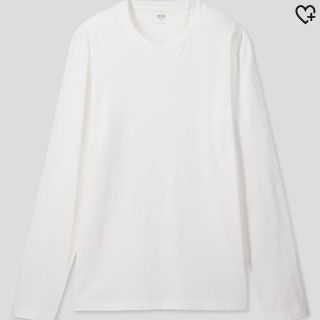 ユニクロ(UNIQLO)のユニクロ　ロングTシャツ 白(Tシャツ/カットソー(七分/長袖))