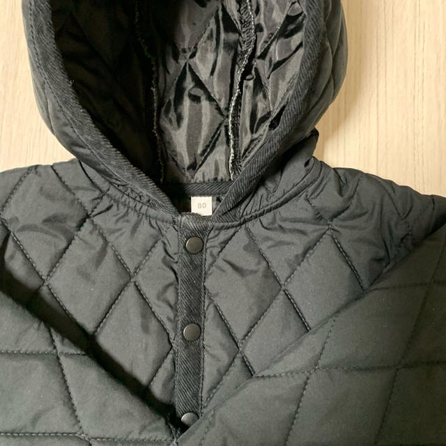 MUJI (無印良品)(ムジルシリョウヒン)の無印良品　キルティングジャケット　80 キッズ/ベビー/マタニティのベビー服(~85cm)(ジャケット/コート)の商品写真