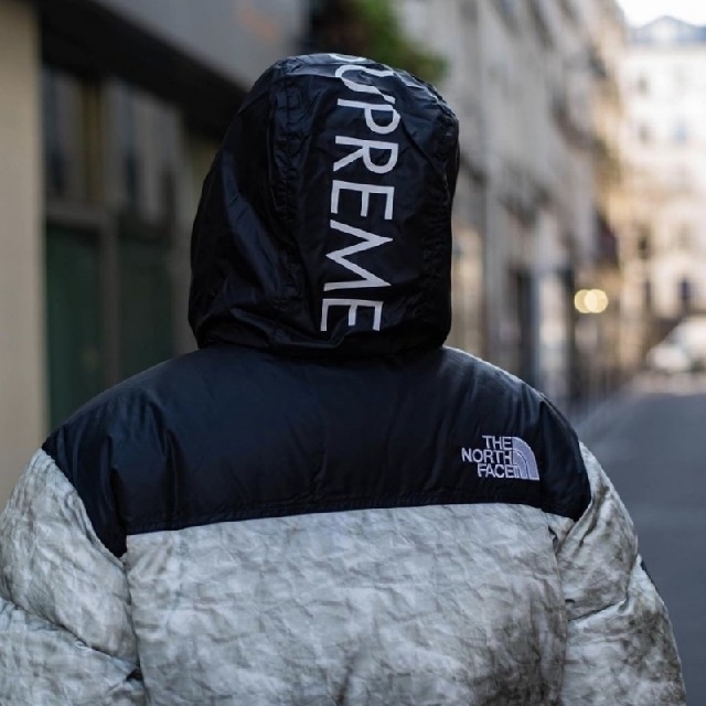 XL Supreme North Face Paper Nuptse ヌプシ