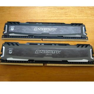 Micron製 Ballistix DDR4-3000 8GB×2枚 16GB(PCパーツ)