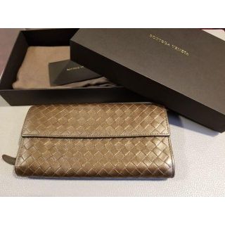 ボッテガヴェネタ(Bottega Veneta)の【送料込み】美品 ボッテガ長財布 イントレチャート リペア済(財布)