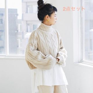 ネストローブ(nest Robe)のandR ニット・シャツ 1/7までお値下げ(ニット/セーター)